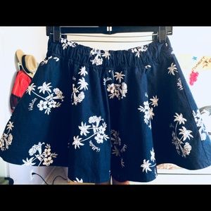 Hollister mini ocean skirt